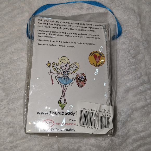 NWT The Binky Fairy Doll & Book - Picture 2 of 2